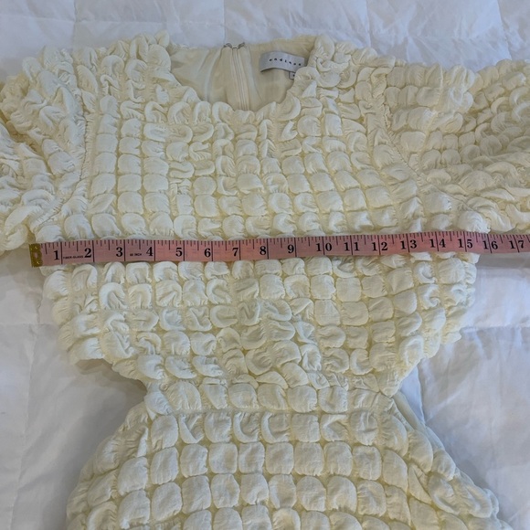 Endless Rose Size Small Off White Maxi Dress With Cut Out Waist. - Picture 8 of 12